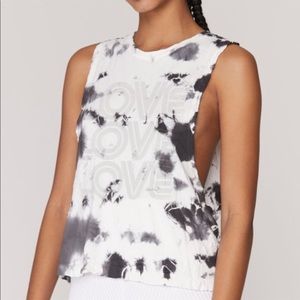Spiritual Gangster Active Flow LOVE MOON Tie Dye Tank M/L